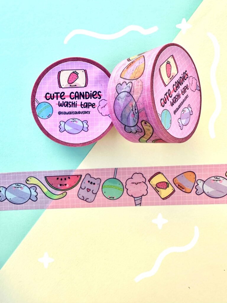 celo bullet journal washi tape kawaii gominolas candy