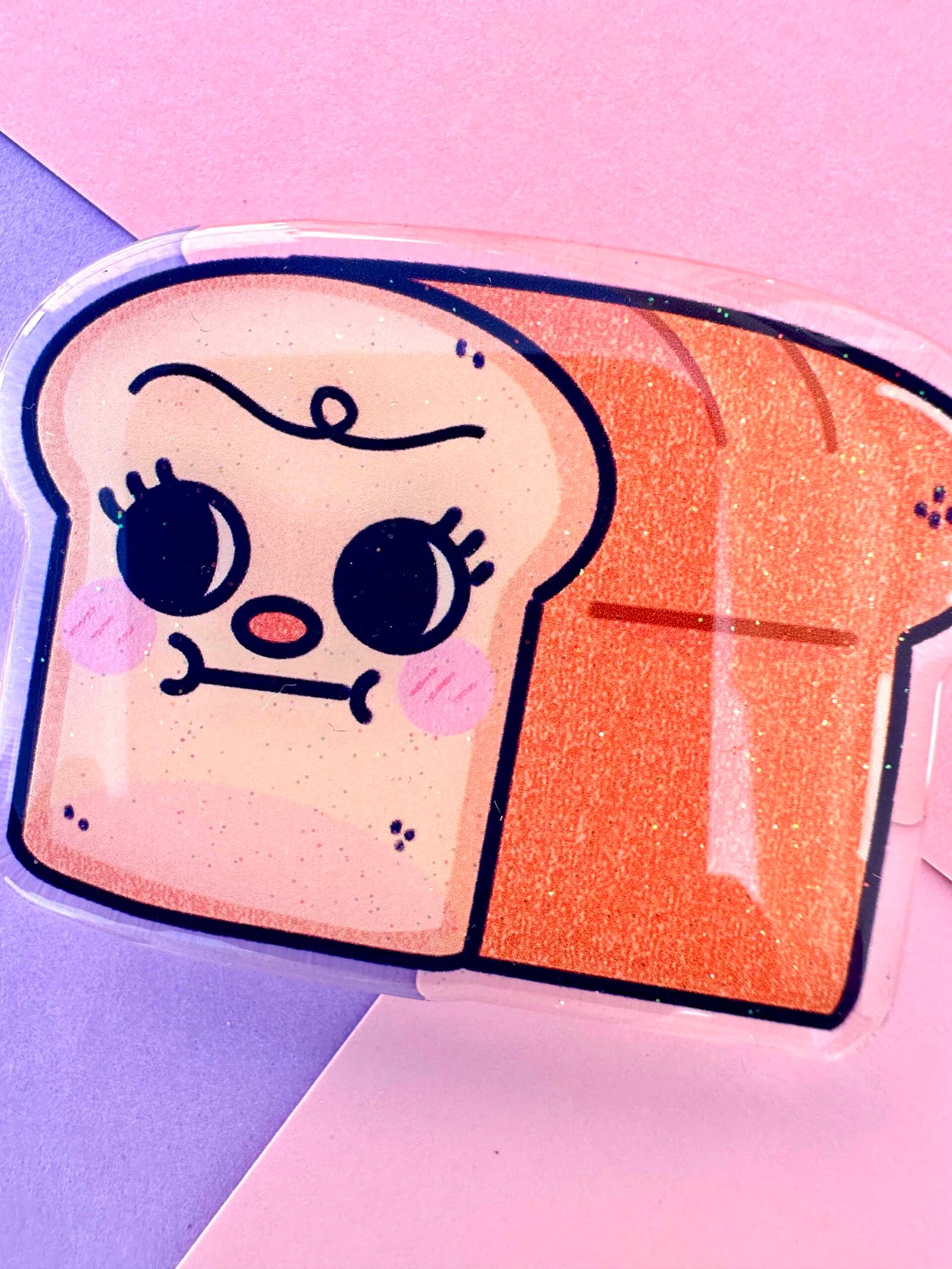 phone grip kawaii bread