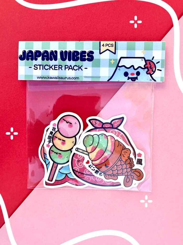 sticker pack pegatina japan vibes kawaii