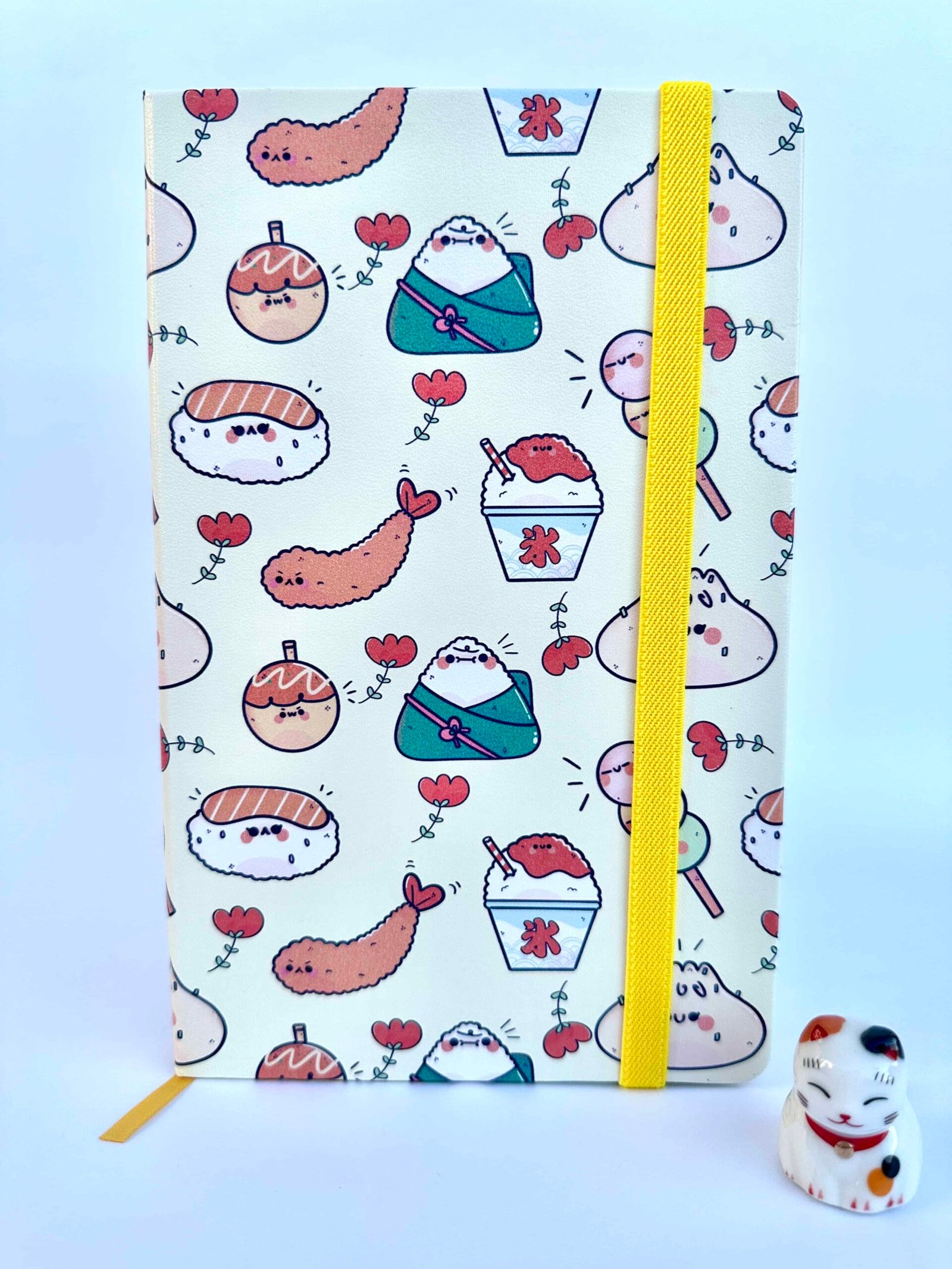 libreta bullet journal ilustracion kawaii food